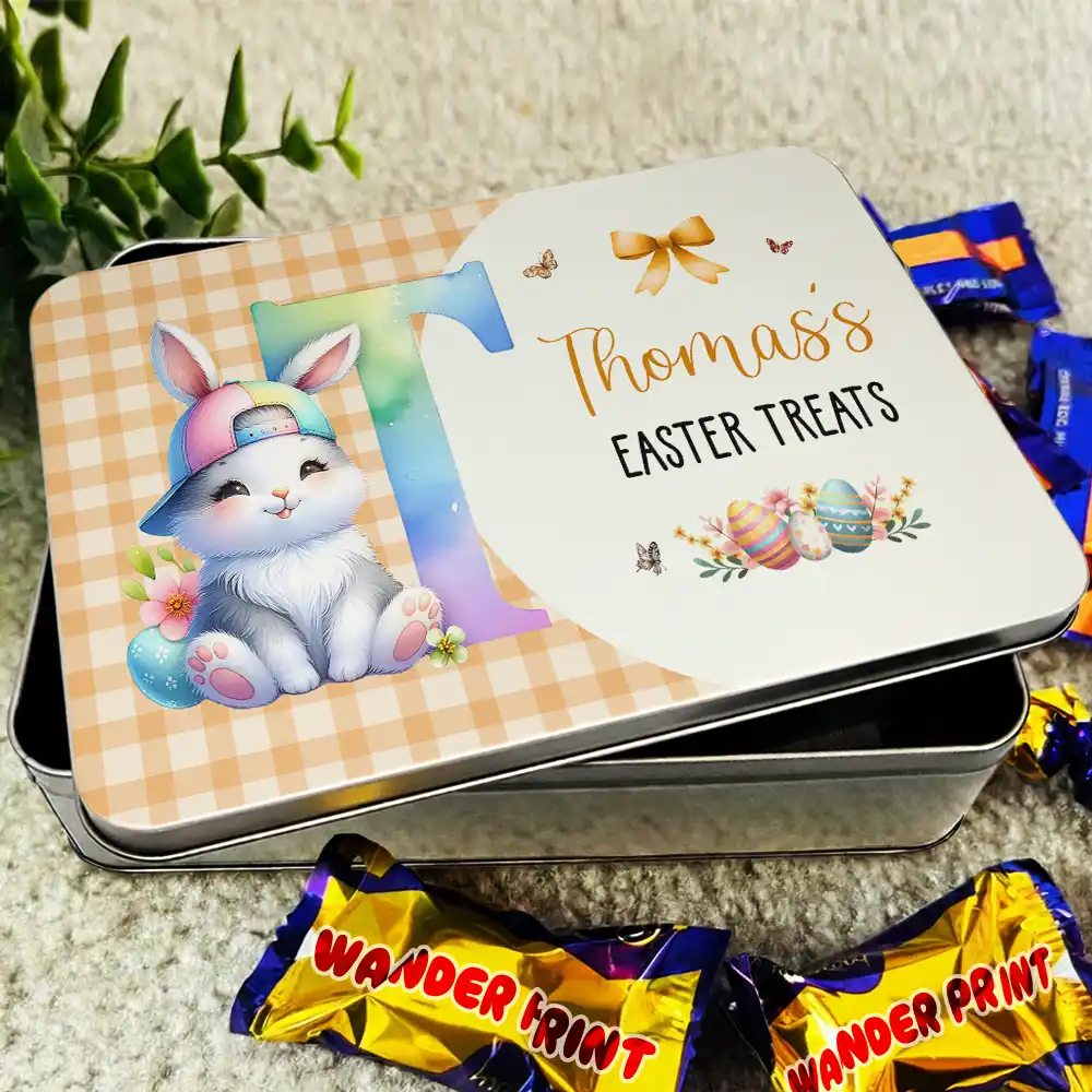 Easter's Treat - Personalized Metal Biscuit Tin - Image 3