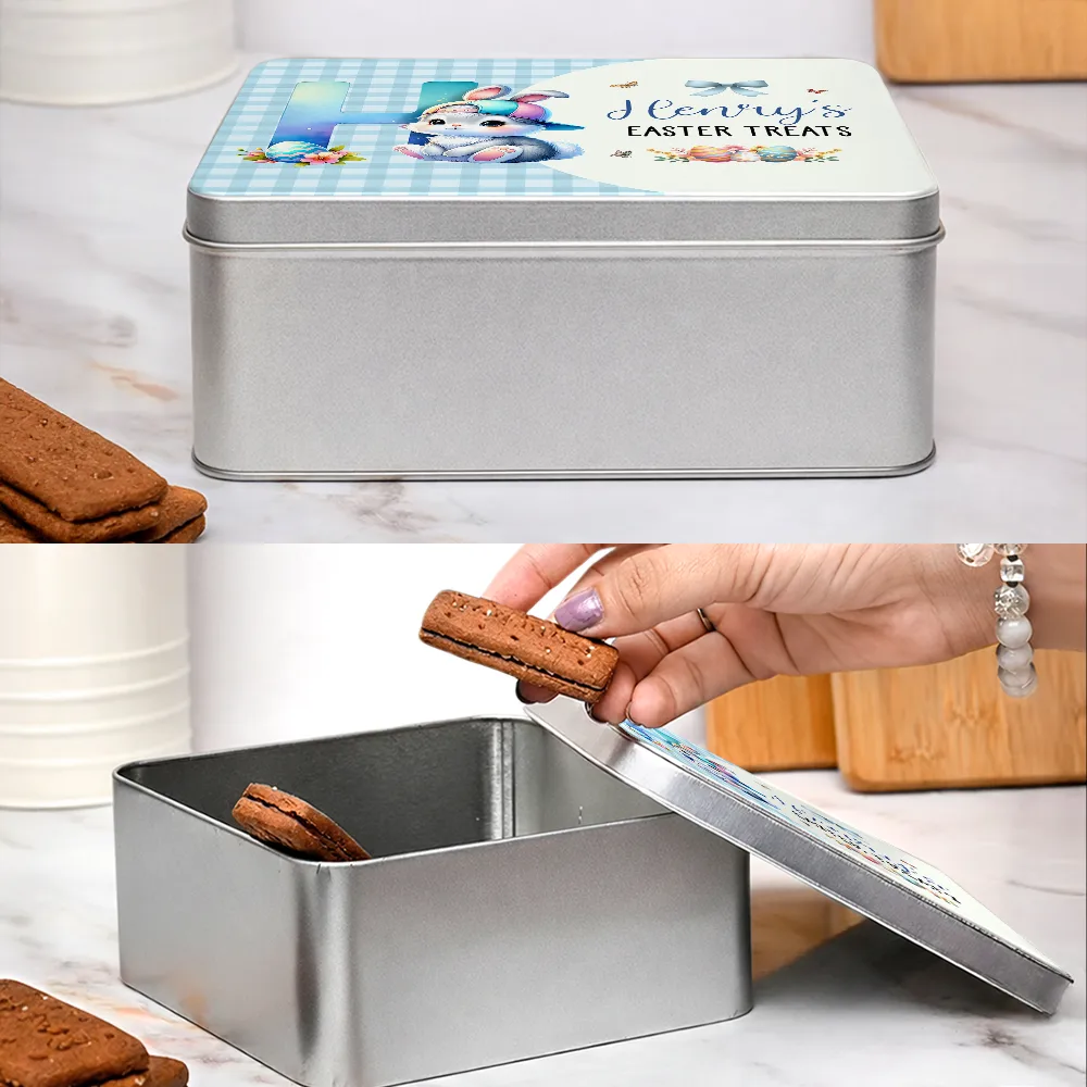Easter's Treat - Personalized Metal Biscuit Tin - Image 5