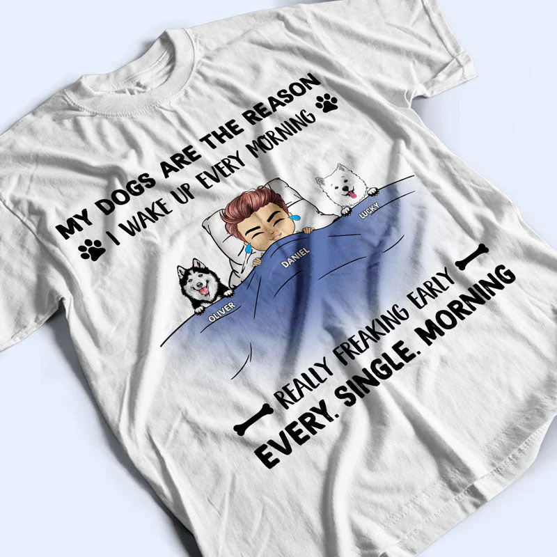 Every Single Morning - Gift For Dog And Cat Lovers - Personalized Custom Hoodie - Image 3