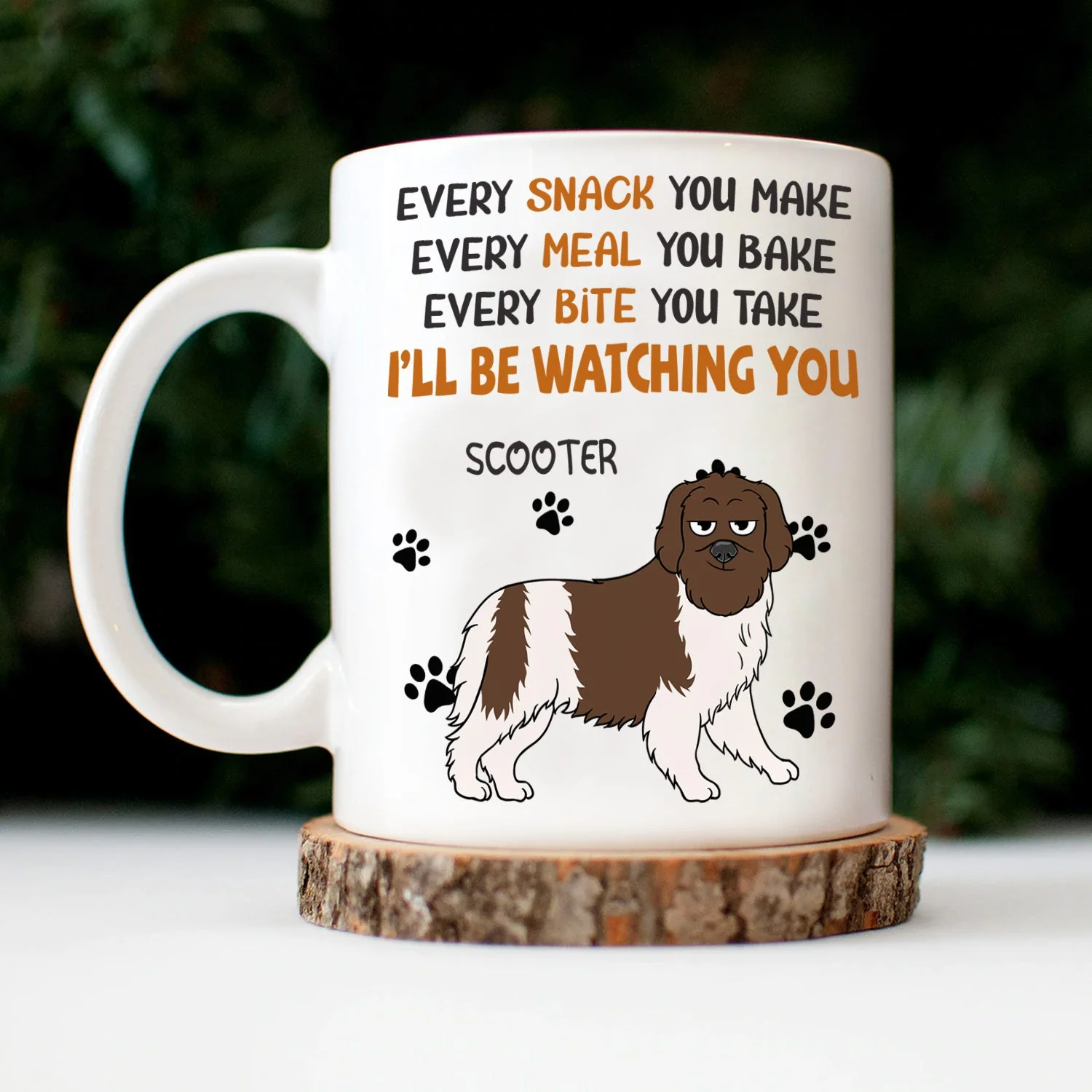 Every Snack You Make Walking Dog Cat - Funny Gift For Dog Lovers, Cat Lovers - Personalized Mug - Image 3