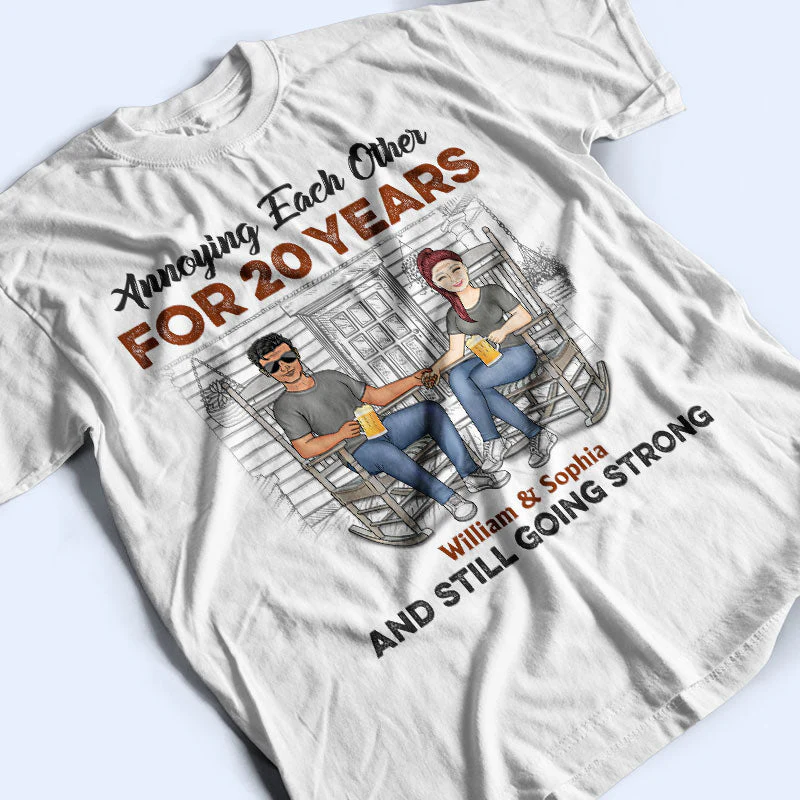 Family Couple Annoying Each Other And Still Going Strong - Gift For Couples - Personalized Custom T Shirt - Image 3