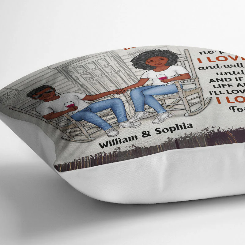 Family Couple The Day I Met You - Couple Gift - Personalized Custom Pillow - Image 3