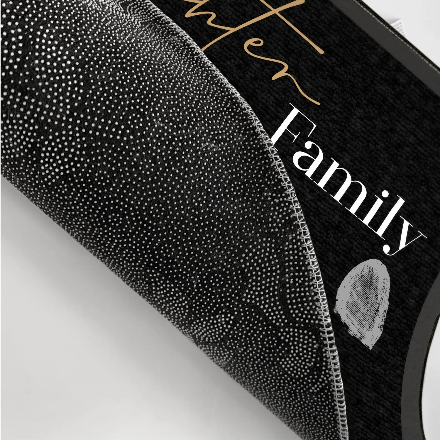 Family FootPrints Doormat - Gift For Family, Gift For Mom - Personalized Doormat - Image 3