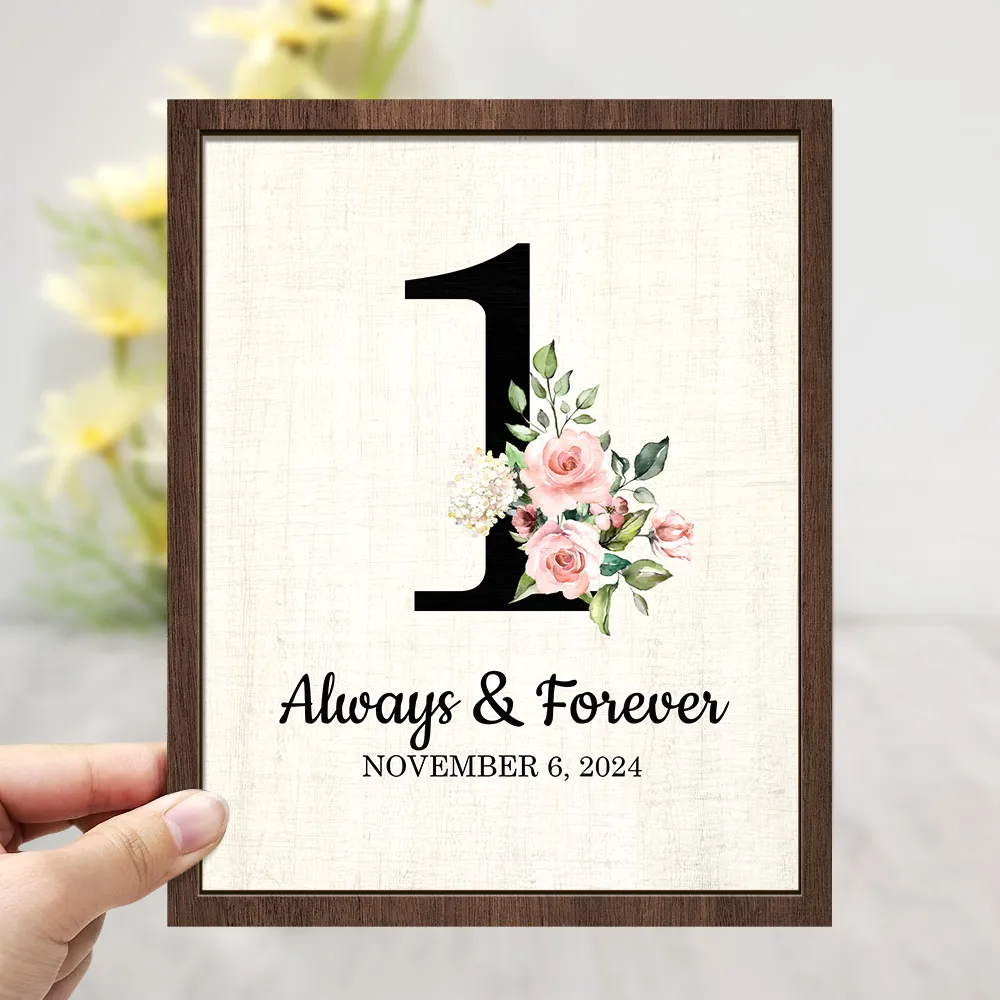 Family Love Keepsake - Personalized 2-Layered Wooden Plaque With Stand - Image 3