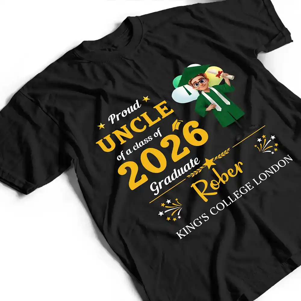 Family Matching Happy Graduation - Personalized T Shirt - Image 4