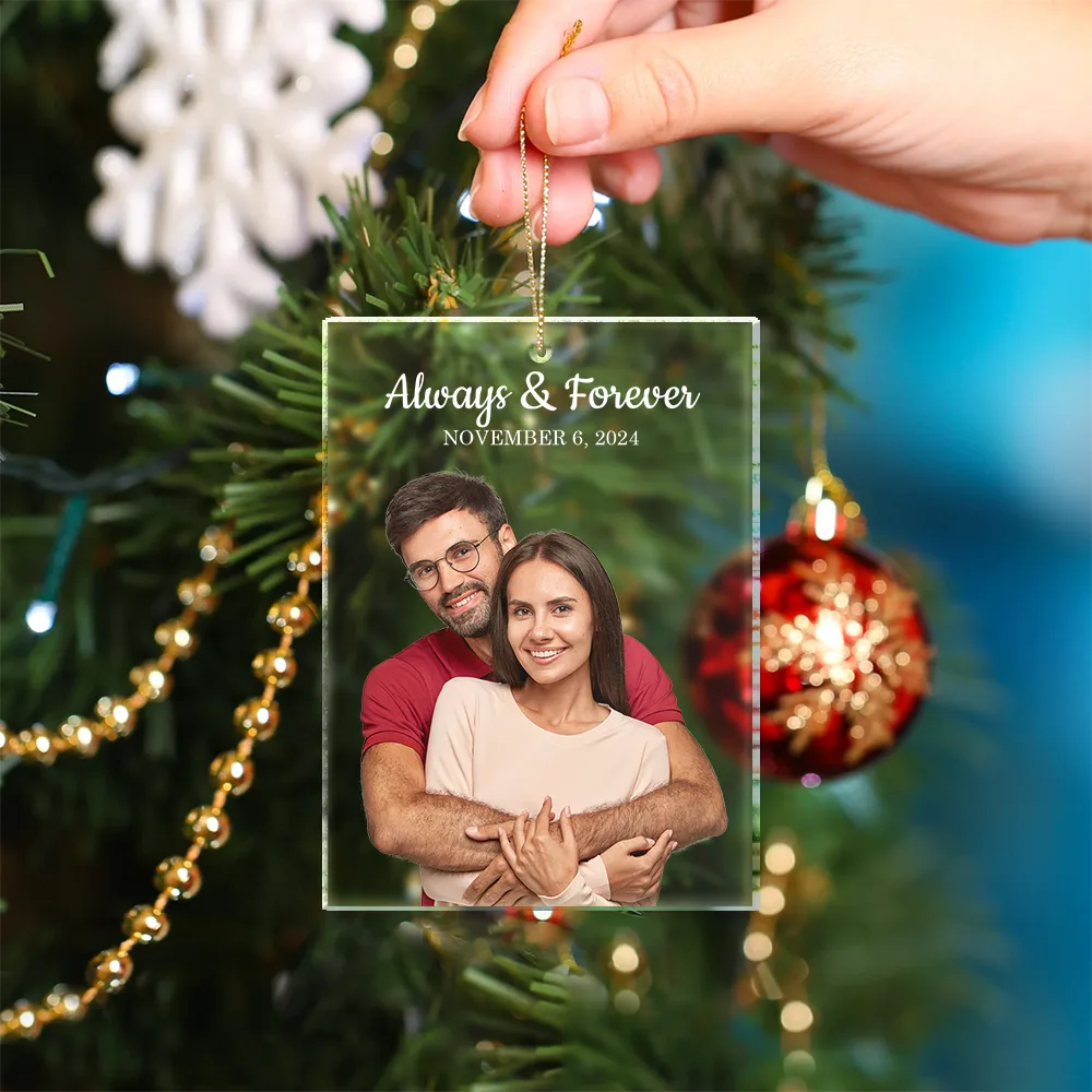 Family Our Love Keepsake - Personalized Custom Shaped Acrylic Ornament - Image 4