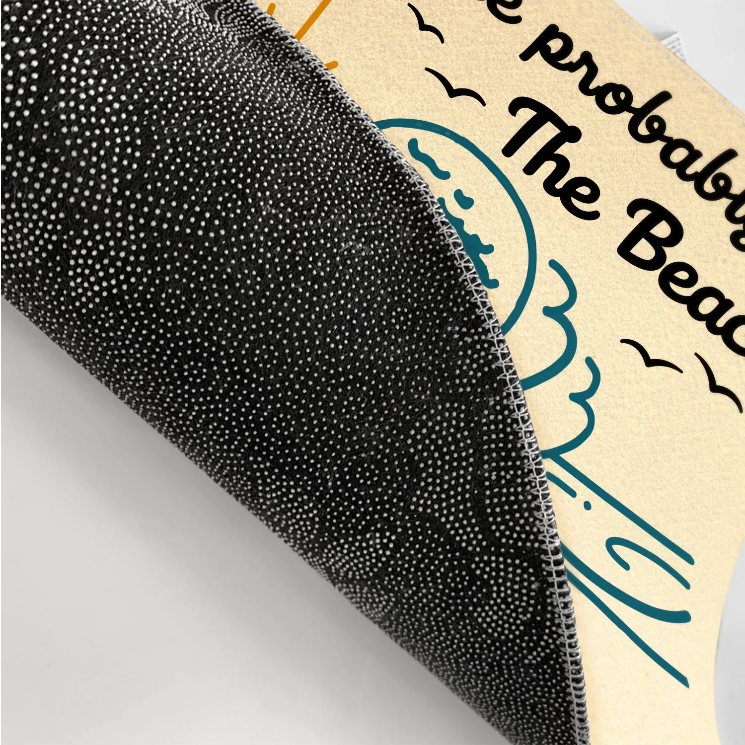 Family Probably At The Beach - Personalized Doormat - Image 3