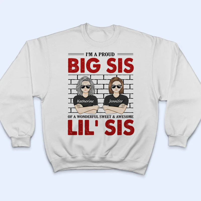 Family Proud Brothers Awesome Sister - Gift For Brothers Sisters - Personalized Custom T Shirt - Image 5