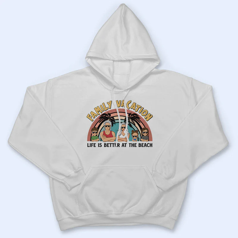 Family Vacation Young Making Memories Together - Personalized Custom T Shirt - Image 4