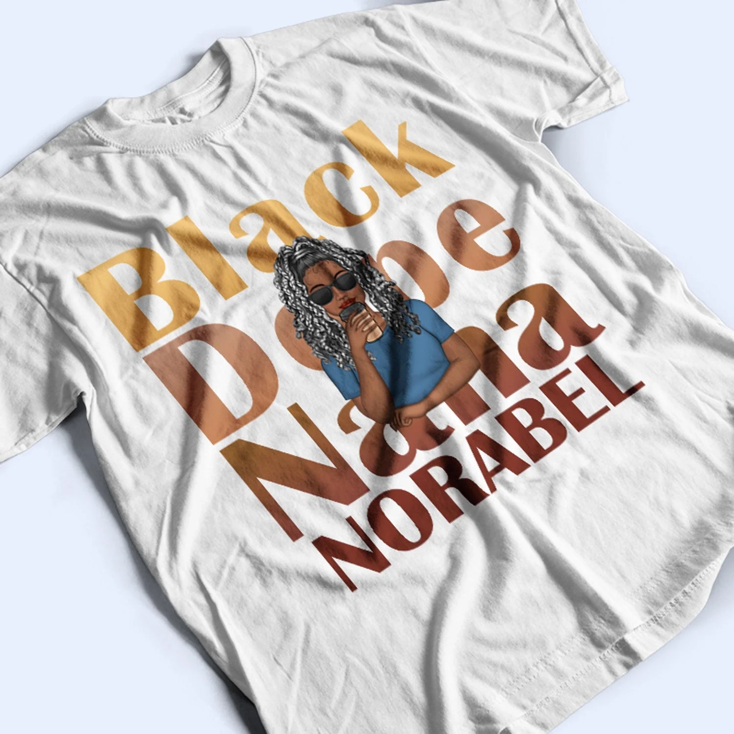 Fashion Lady - Cool Gift For Mom, Mum, Nana, Aunt - Personalized T Shirt - Image 3