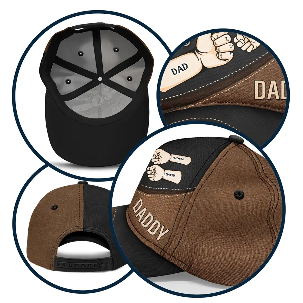 Fist Bump, Best Friends For Life Kid Pet - Personalized Classic Cap - Image 5