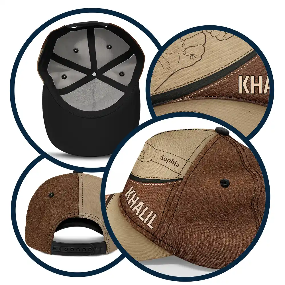 Fist Bump, Best Friends For Life - Personalized Classic Cap - Image 5