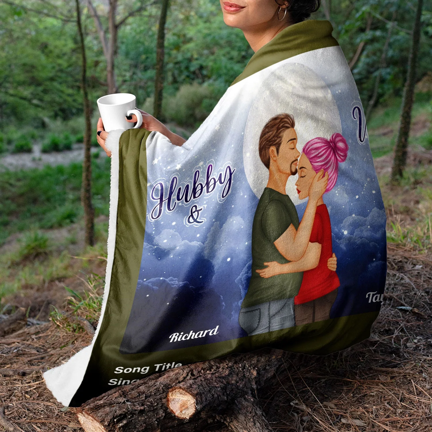 Forever & Always No Returns Or Refunds - Gift For Couples - Personalized Fleece Blanket - Image 3