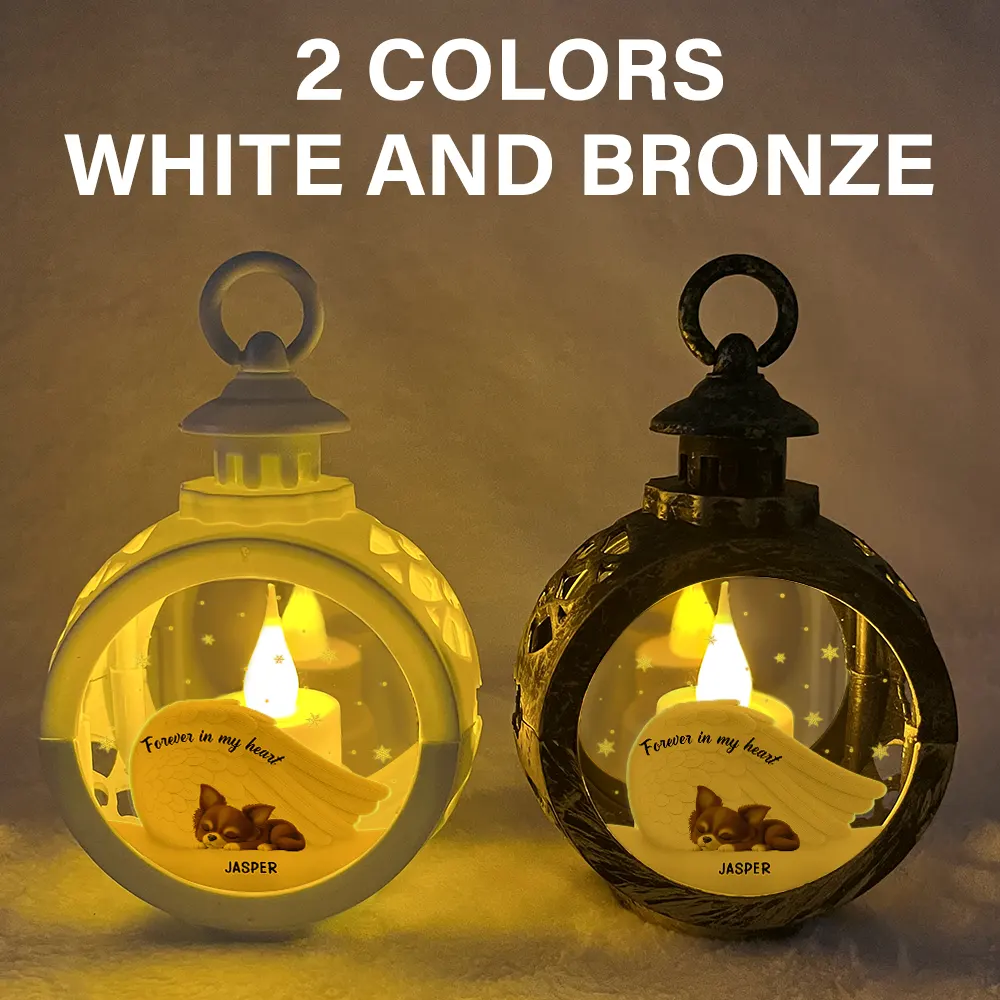 Forever In My Heart - Personalized Candlelight Lantern Ornament - Image 5