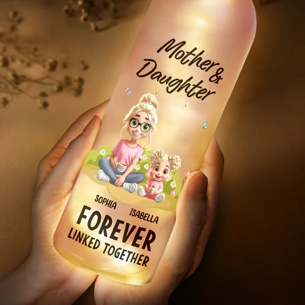 Forever Linked Together - Personalized Bottle Light - Image 3