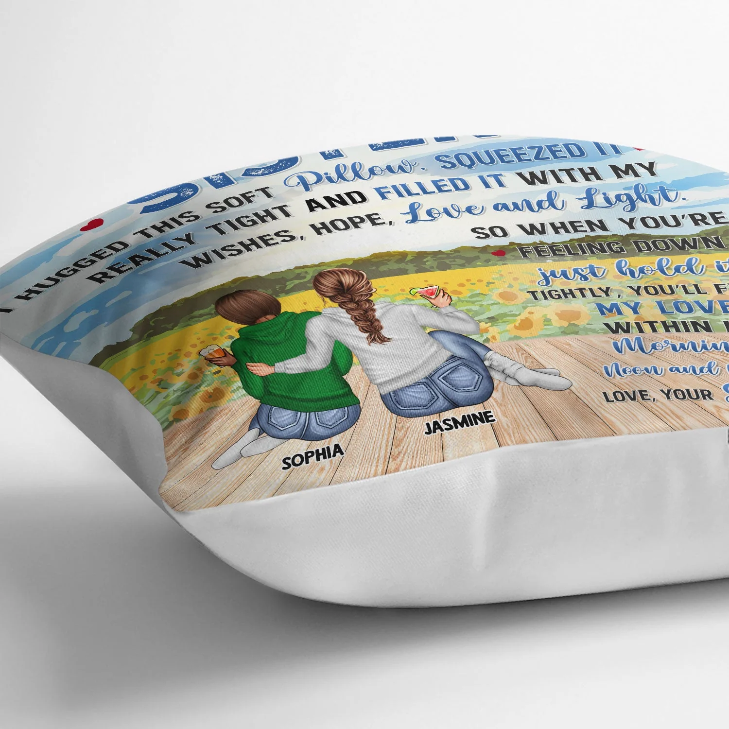 Forever You Are My Sister - Gift For Sisters - Personalized Custom Pillow - Image 3