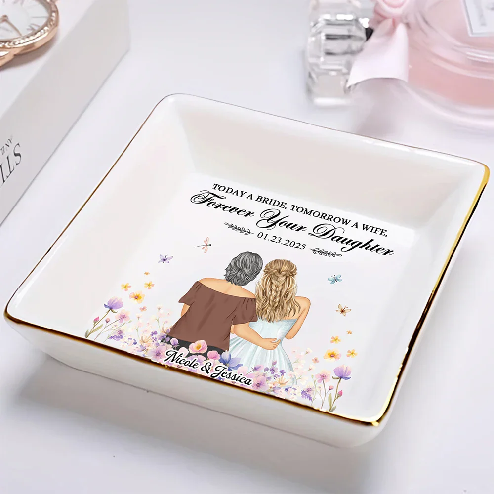 Forever Your Daughter - Personalized Ring Dish - Image 2