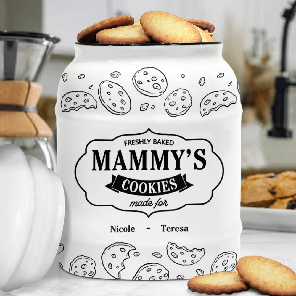 Freshly Baked Grandma's Mom's Cookies - Personalized Cookie Jar - Image 3