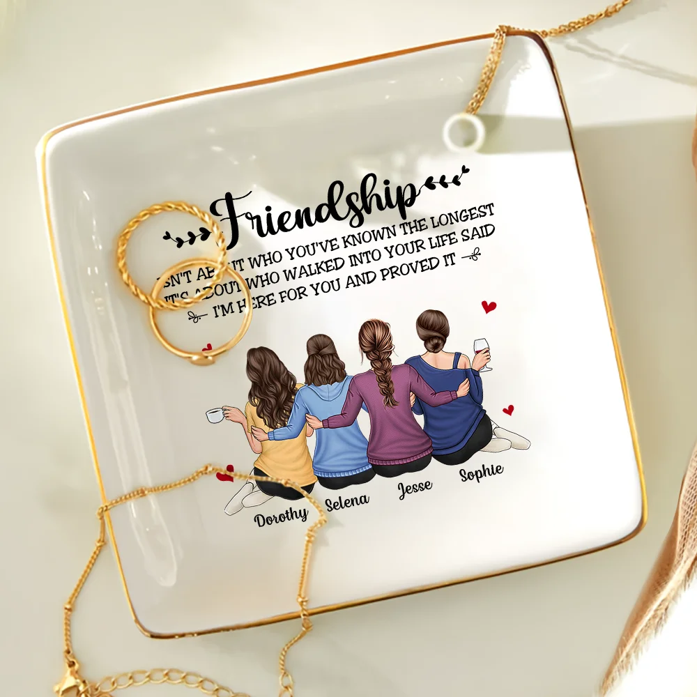 Friendship I'm Here For You - Personalized Ring Dish - Image 4
