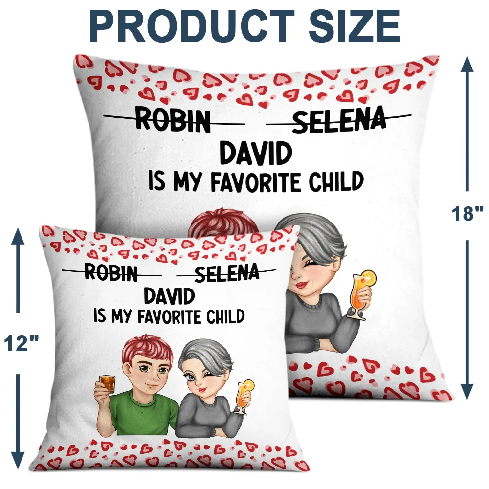 From My Favorite Child - Personalized Pillow - Image 4