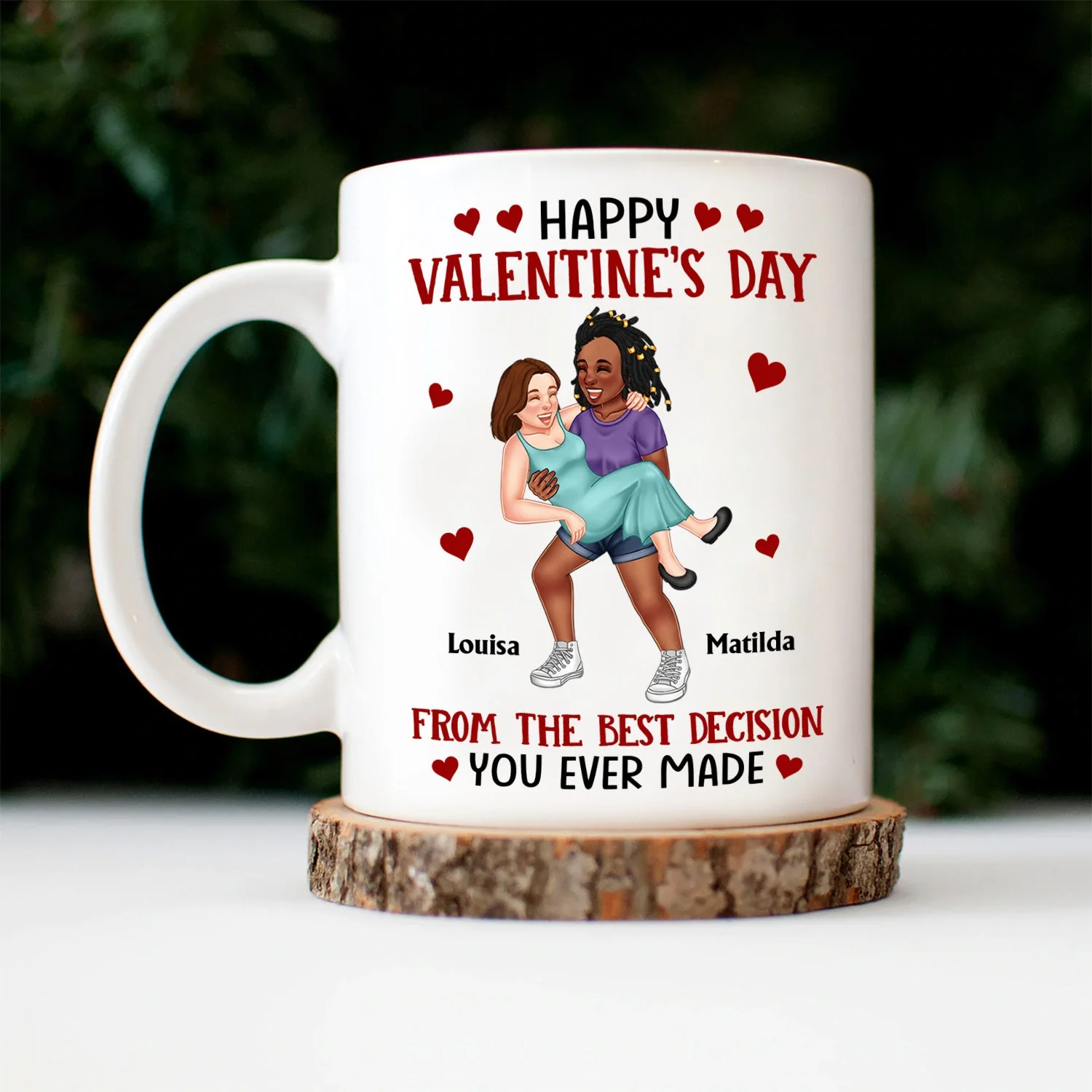 From The Best Decision You Ever Made - Gift For Couples, Husband, Wife, Boyfriend, Girlfriend - Personalized Mug - Image 3