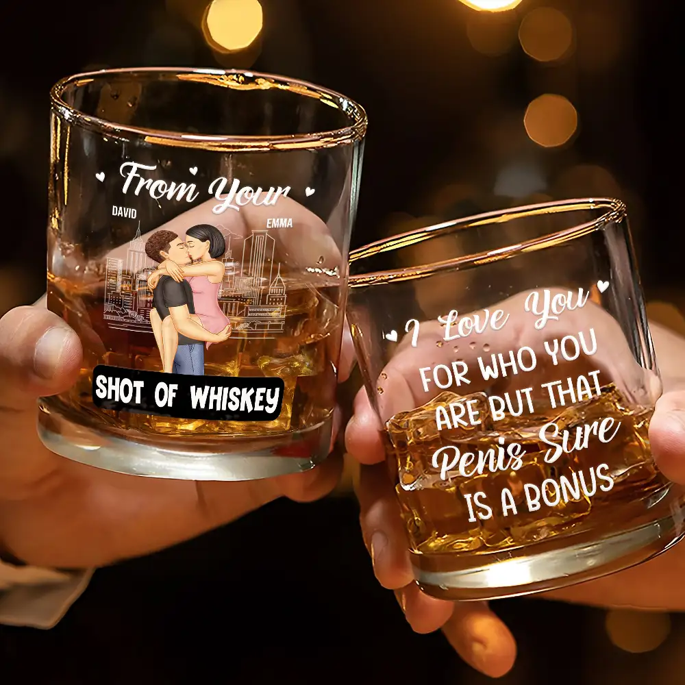 From Your Shot Of Whiskey I Love You For Who You Are - Personalized Whiskey Glass - Image 3