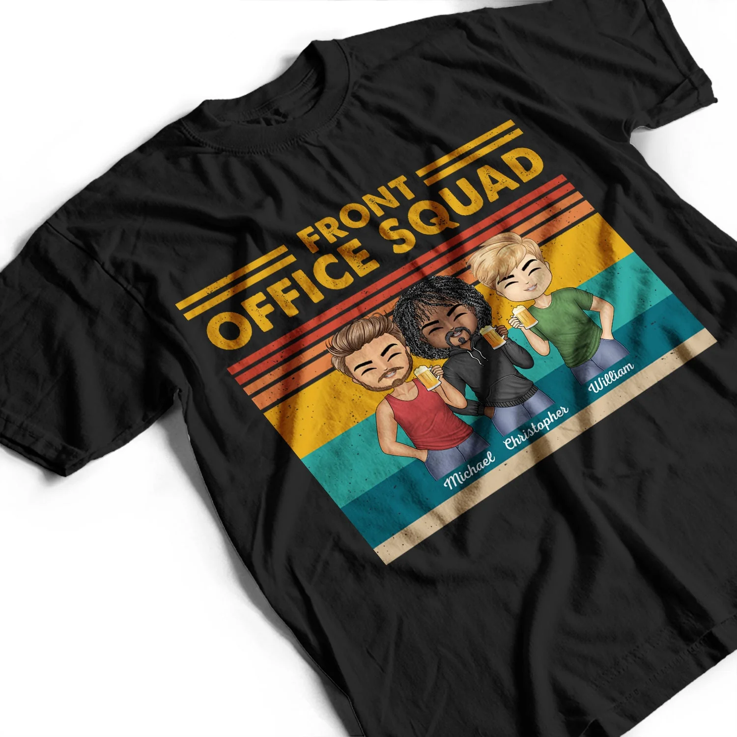 Front Office Squad - Gift For Colleagues, Coworker Gift - Personalized T Shirt - Image 3