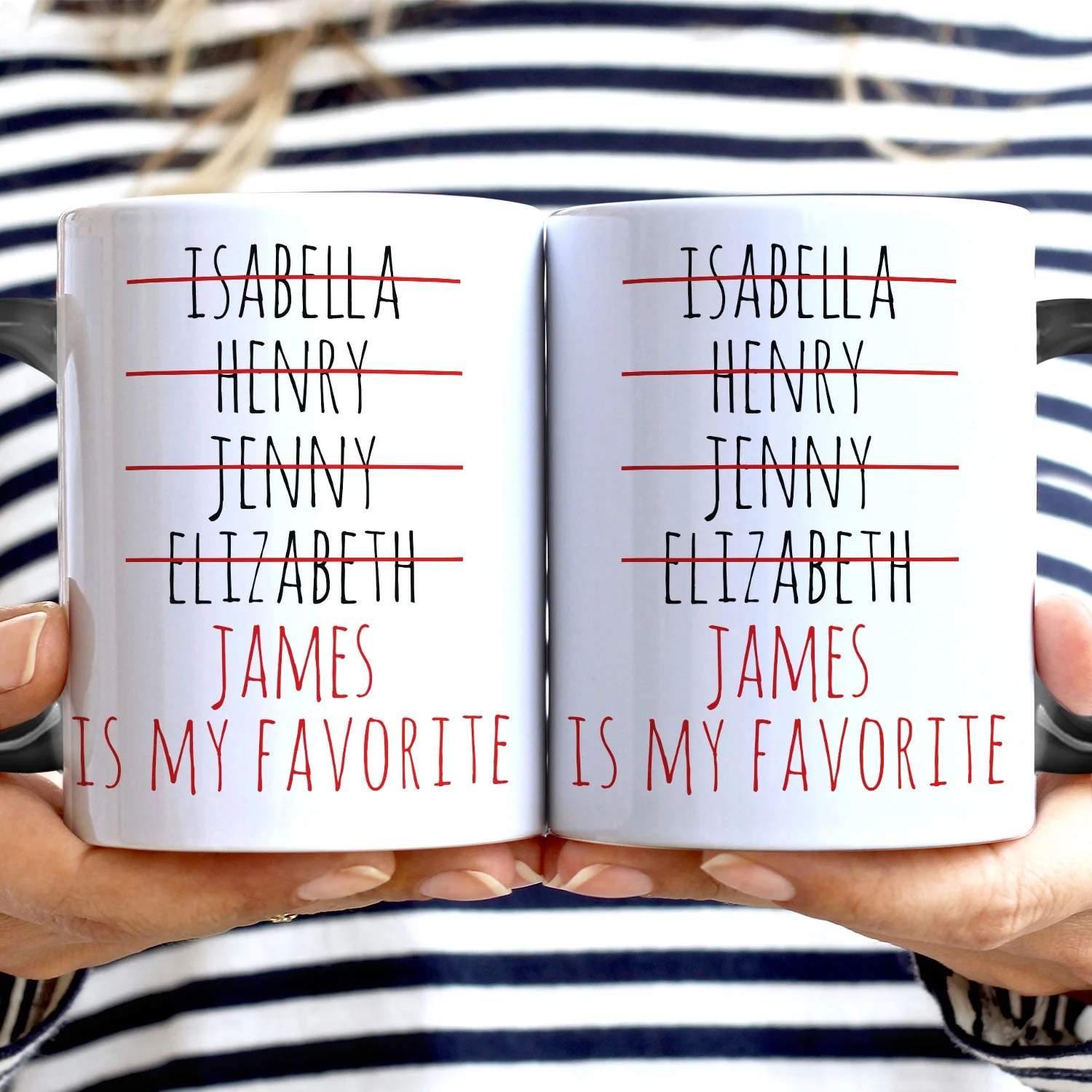 Funny My Favorite Child - Gift For Dad, Mom, Nana, Papa - Personalized Color Changing Mug - Image 3