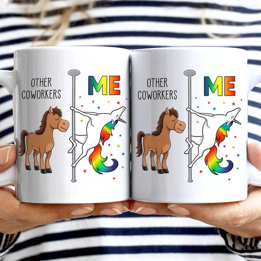 Funny Other Coworkers Vs Me - Personalized Mug - Image 2