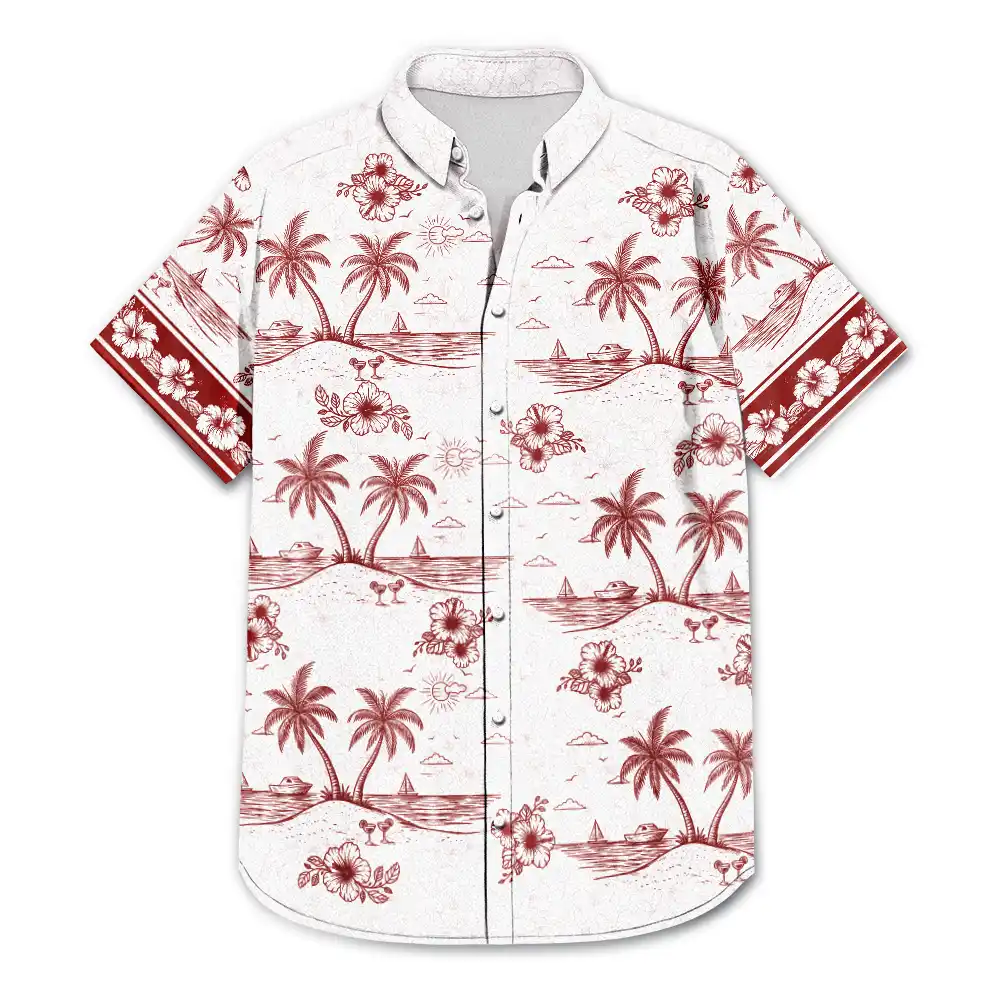 Girls Trip A Lot Of Laughter & Memories - Personalized Hawaiian Shirt - Image 3