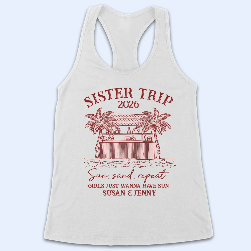 Girls Trip A Lot Of Laughter & Memories - Personalized T Shirt - Image 5