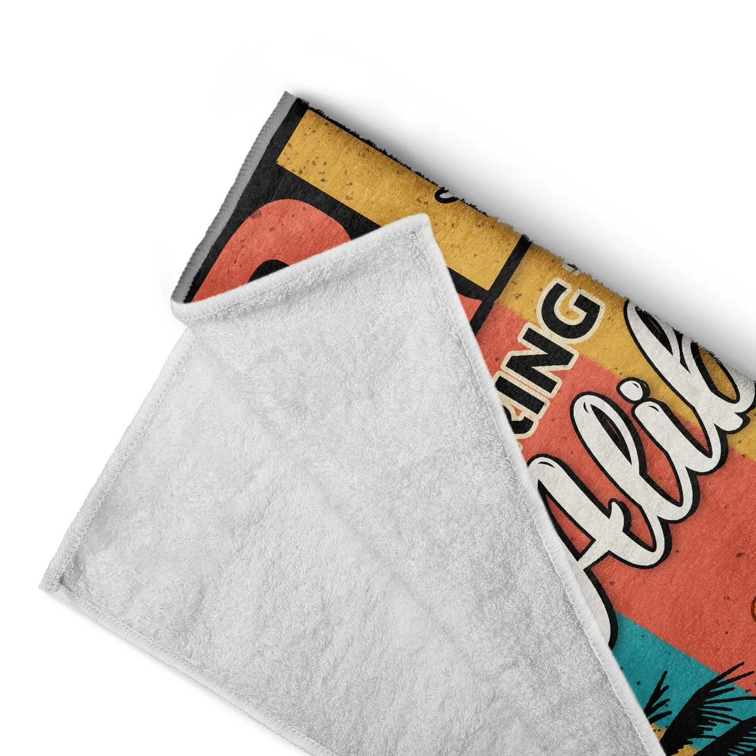 Girls' Trip I'll Bring The Alibi Retro Beaches Swimming Picnic Vacation Traveling - Birthday, Funny Gift For Her, Besties, Family - Personalized Custom Beach Towel - Image 4