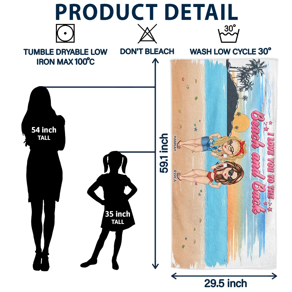 Girls Trip Let The Shenanigans Begin - Personalized Beach Towel - Image 6