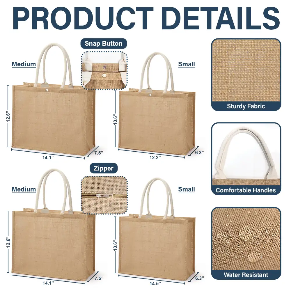 Girls Trip Summer Vibe - Personalized Jute Beach Bag - Image 5