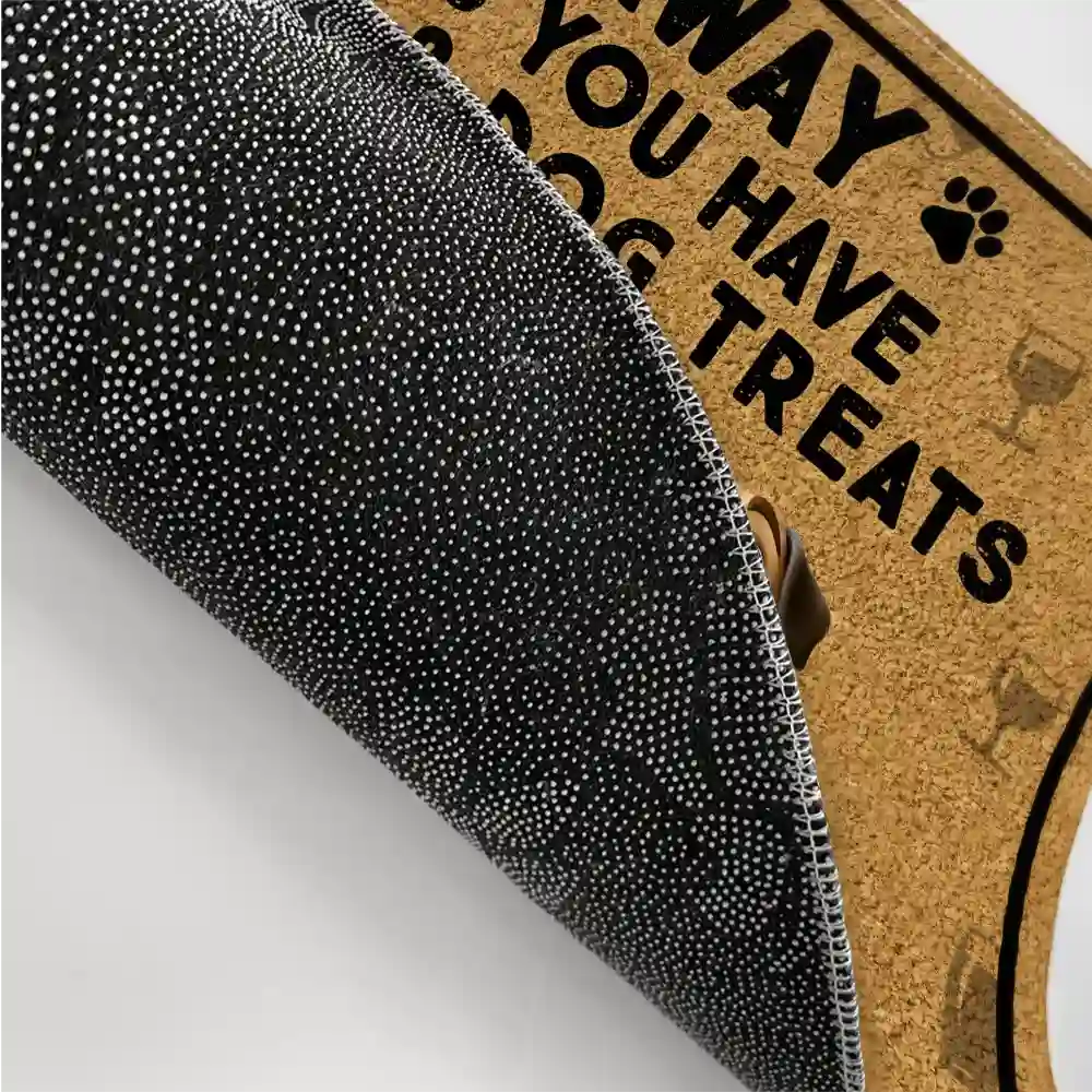 Go Away Unless You Have Alcohol And Dog Treats 3D Effect - Personalized Doormat - Image 3