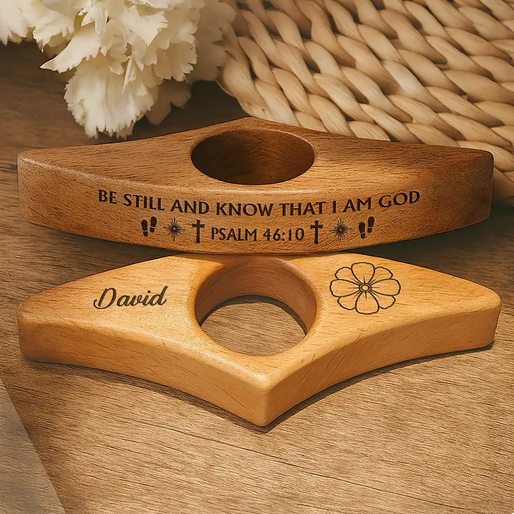 God Is Within Her She Will Not Fall - Inspirational Bible Verse - Personalized Book Page Holder - Image 3