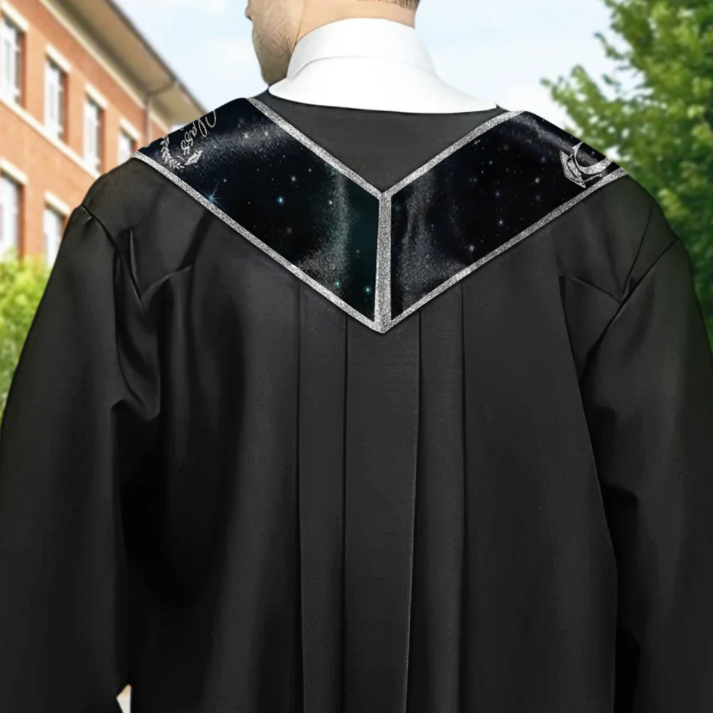 Grad With Words Of Faith And Strength - Personalized Stoles - Image 3