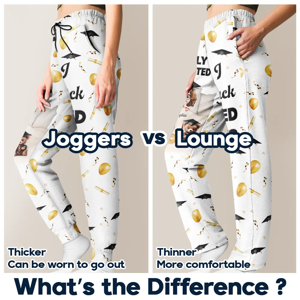 Graduated Can I Go Back To Bed Now - Personalised Pyjama Bottoms - Image 6