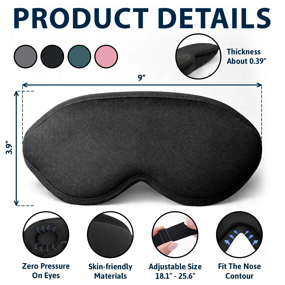 Graduated Can I Go Back To Bed Now - Personalized 3D Sleep Mask - Image 6