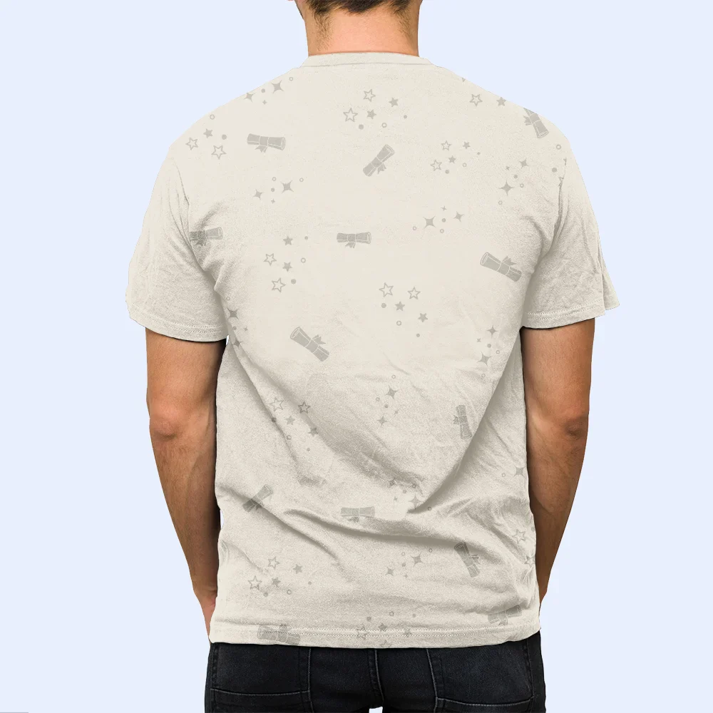 Graduated Can I Go Back To Bed Now - Personalized Full Print T Shirt - Image 6