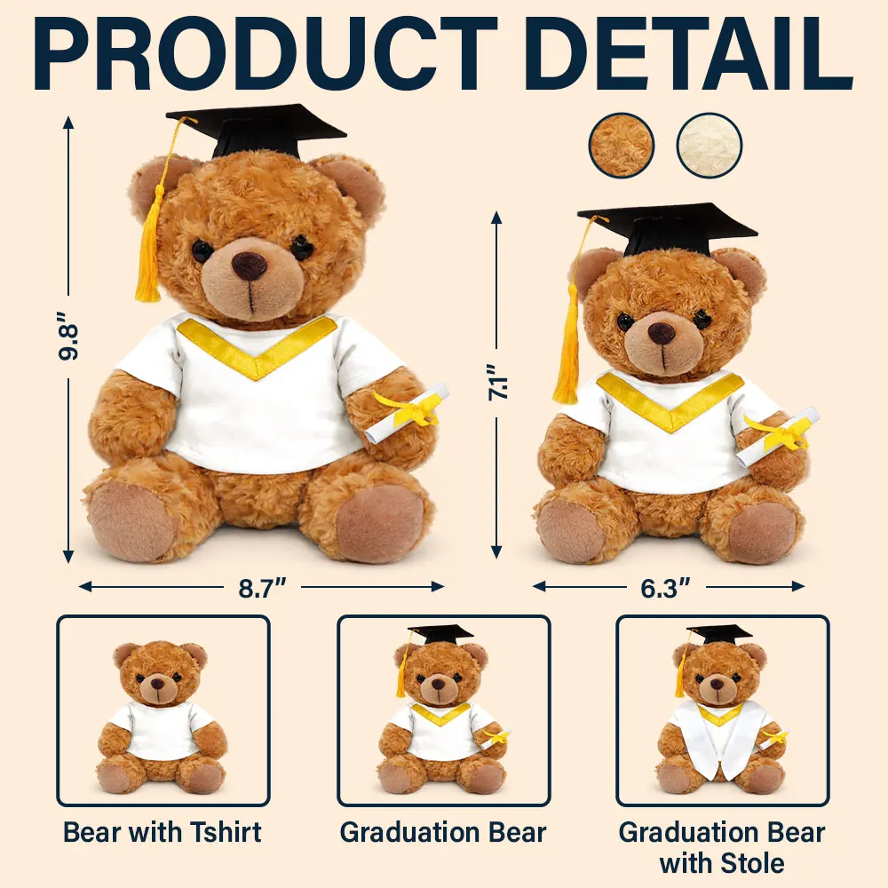 Graduation Sport Senior - Personalized Teddy Bear - Image 5