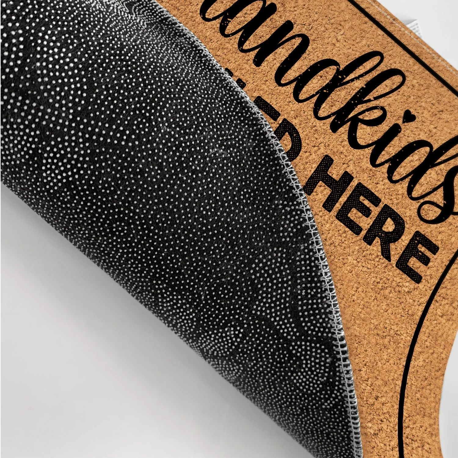 Grandkids Spoiled Here Couples - Home Decor, Birthday, Housewarming Gift For Grandma, Grandpa, Grandparents - Personalized Custom Doormat - Image 3
