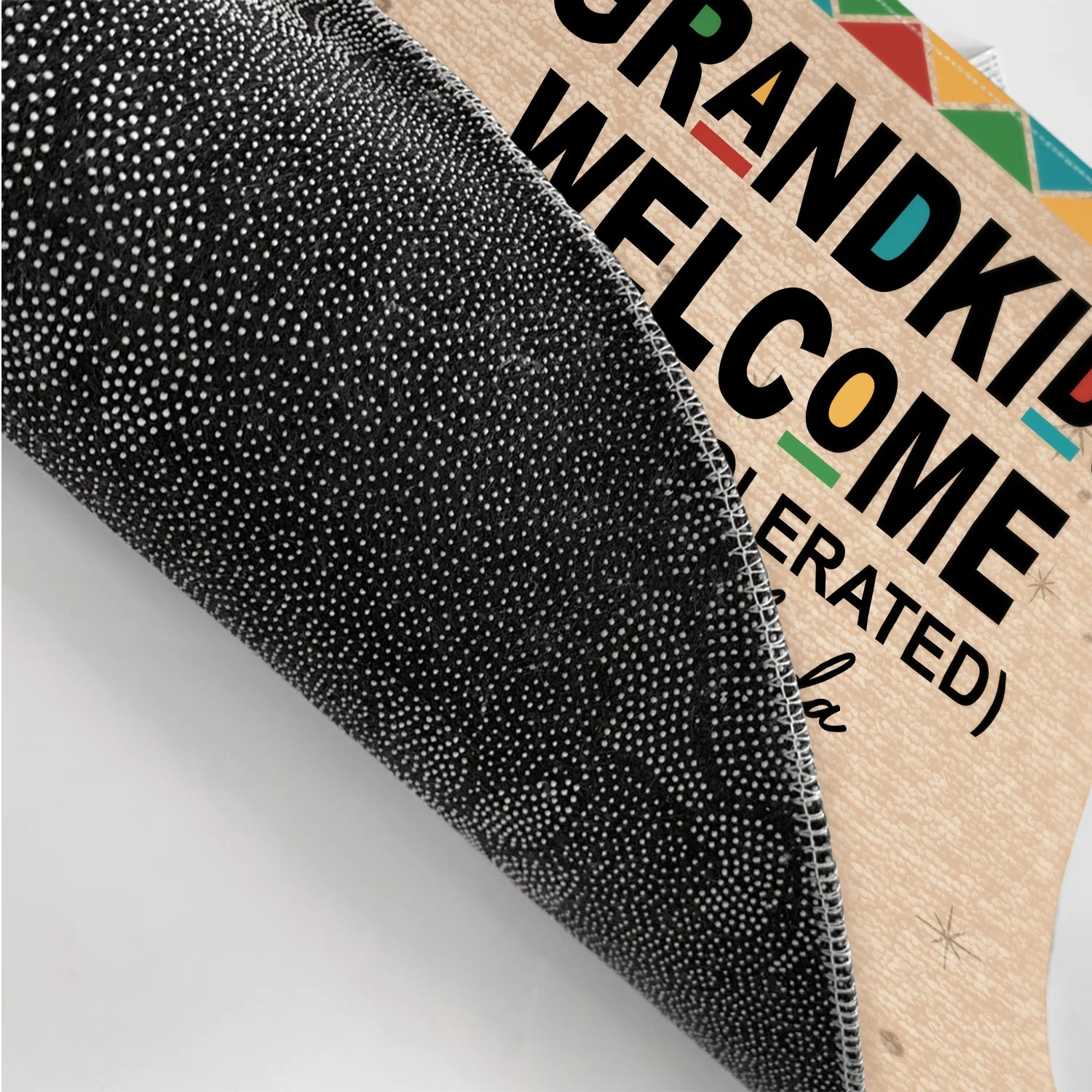 Grandkids Welcome Other Tolerated - Gift For Grandparents - Personalized Doormat - Image 3