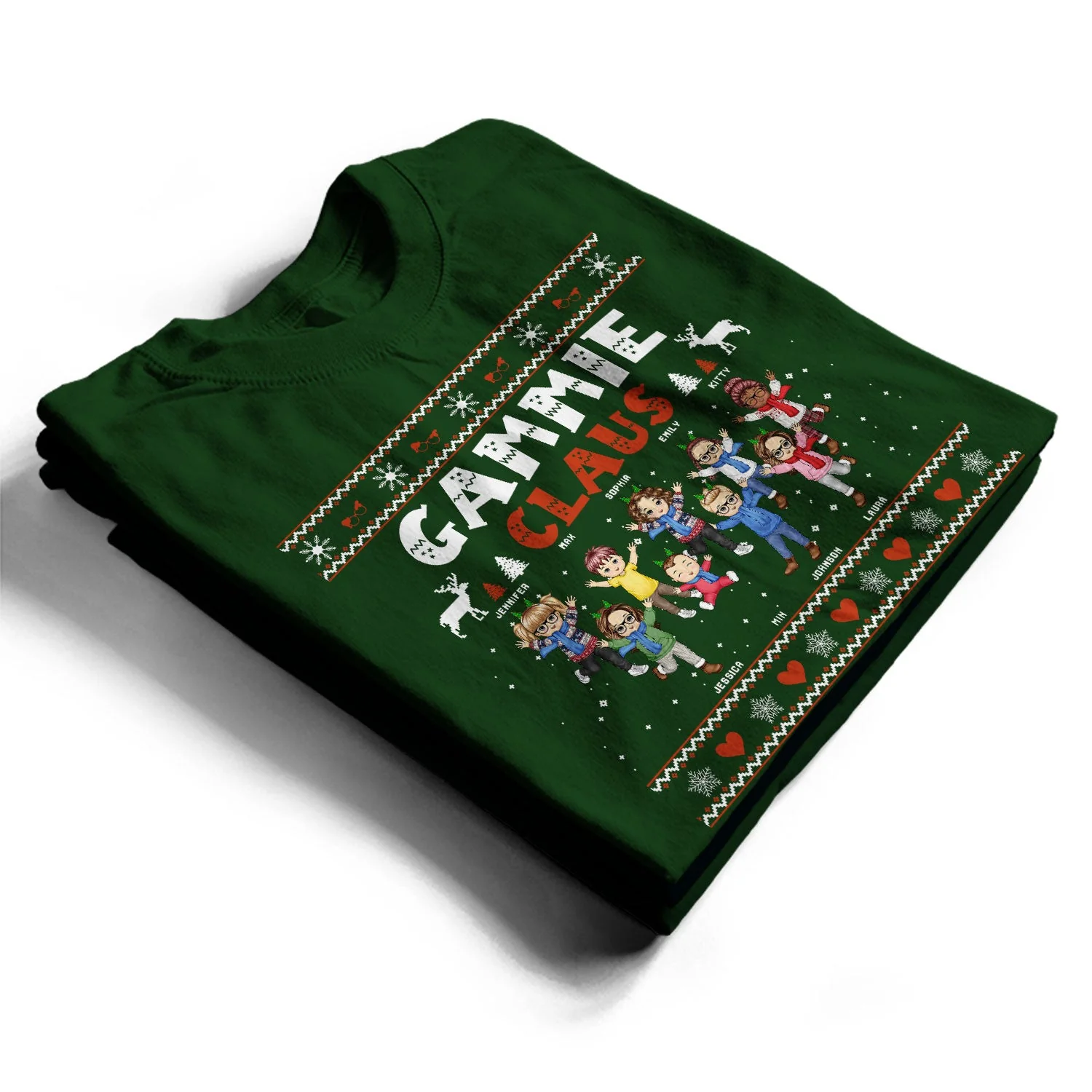 Grandma Claus - Christmas Gift For Grandma - Personalized Sweatshirt - Image 2