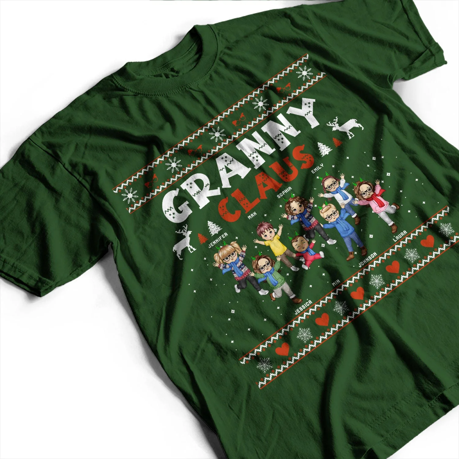 Grandma Claus - Christmas Gift For Grandma - Personalized Sweatshirt - Image 3