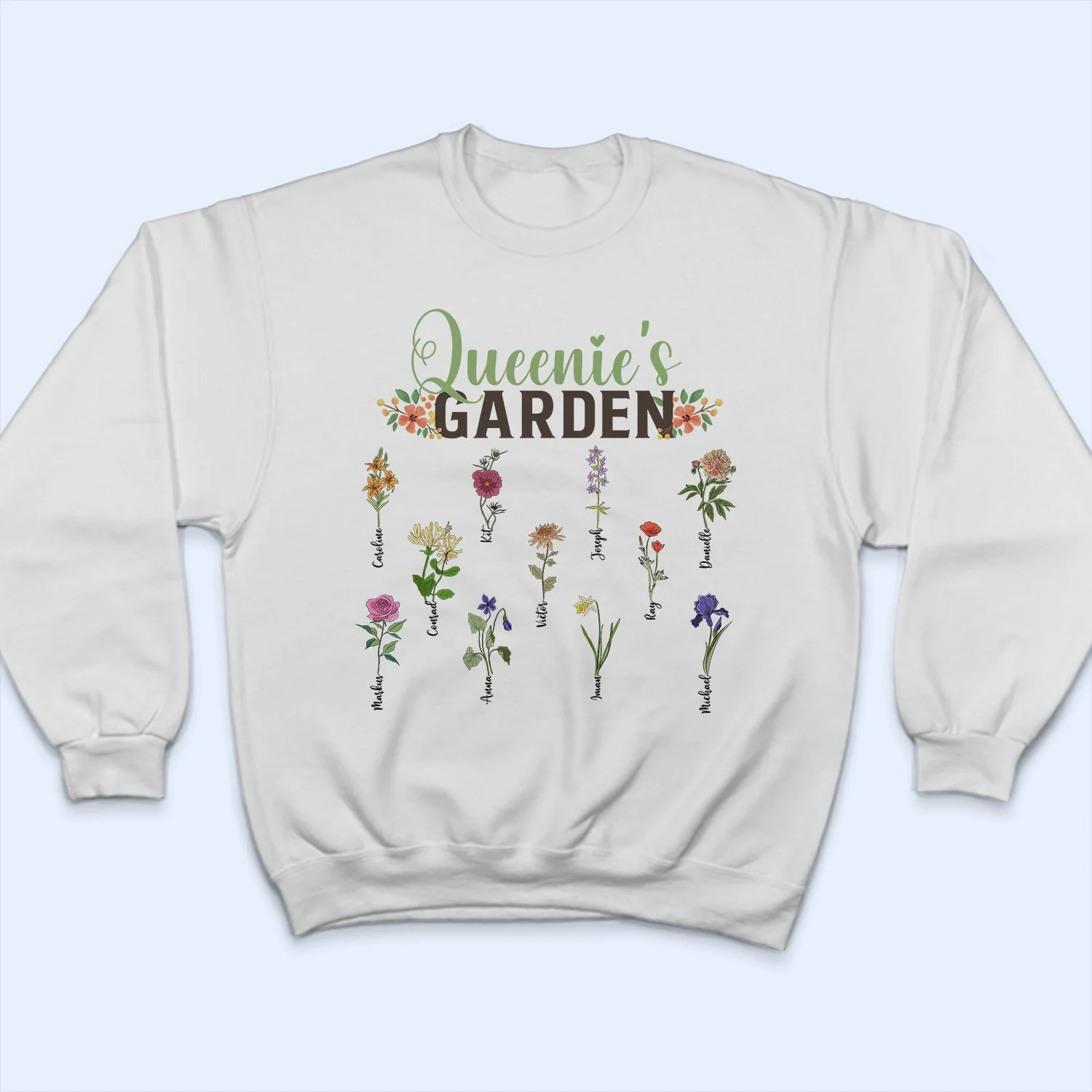 Grandma Garden - Birthday, Loving Gift For Mother, Grandma, Grandmother, Gardening - Personalized Custom T Shirt - Image 5