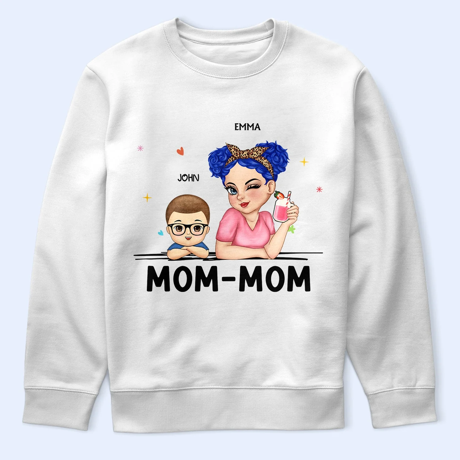 Grandma & Grandkids - Funny, Retirement Gift For Grandma, Mom, Nana, Gigi - Personalized T Shirt - Image 5