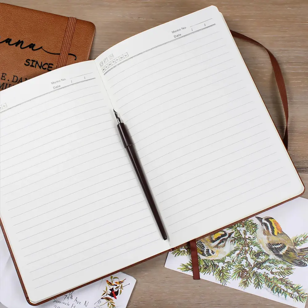 Grandma Nana Gigi Since - Personalized Leather Journal - Image 2