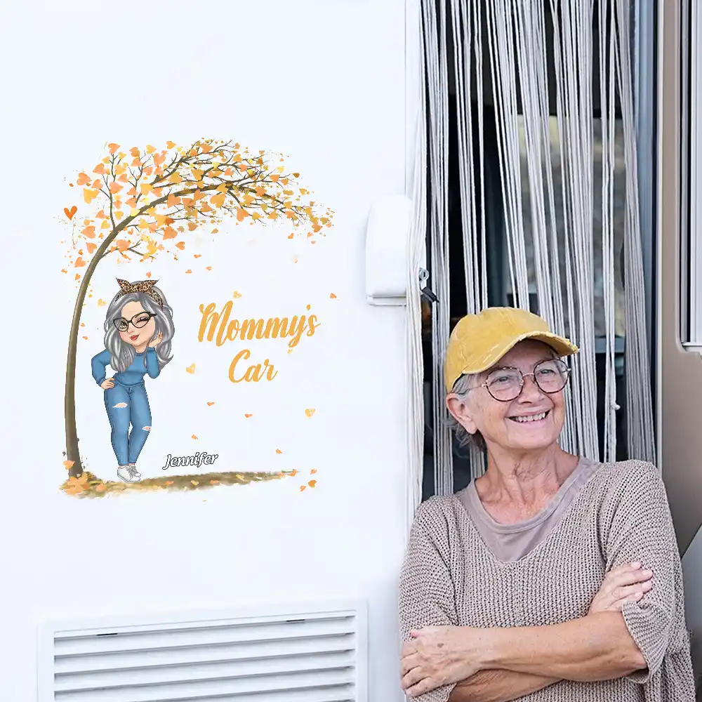 Grandma's Car - Personalized Decor Decal - Image 4