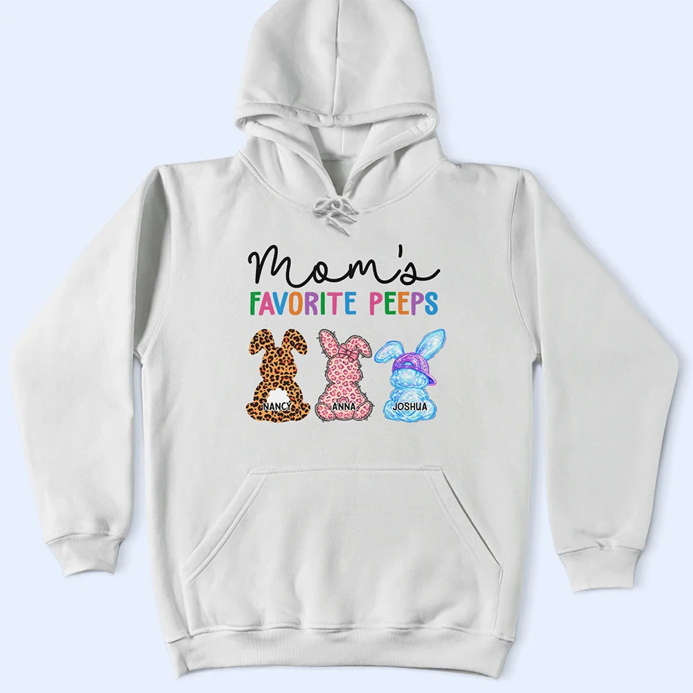 Grandma's Favorite Peeps - Personalized T Shirt - Image 4